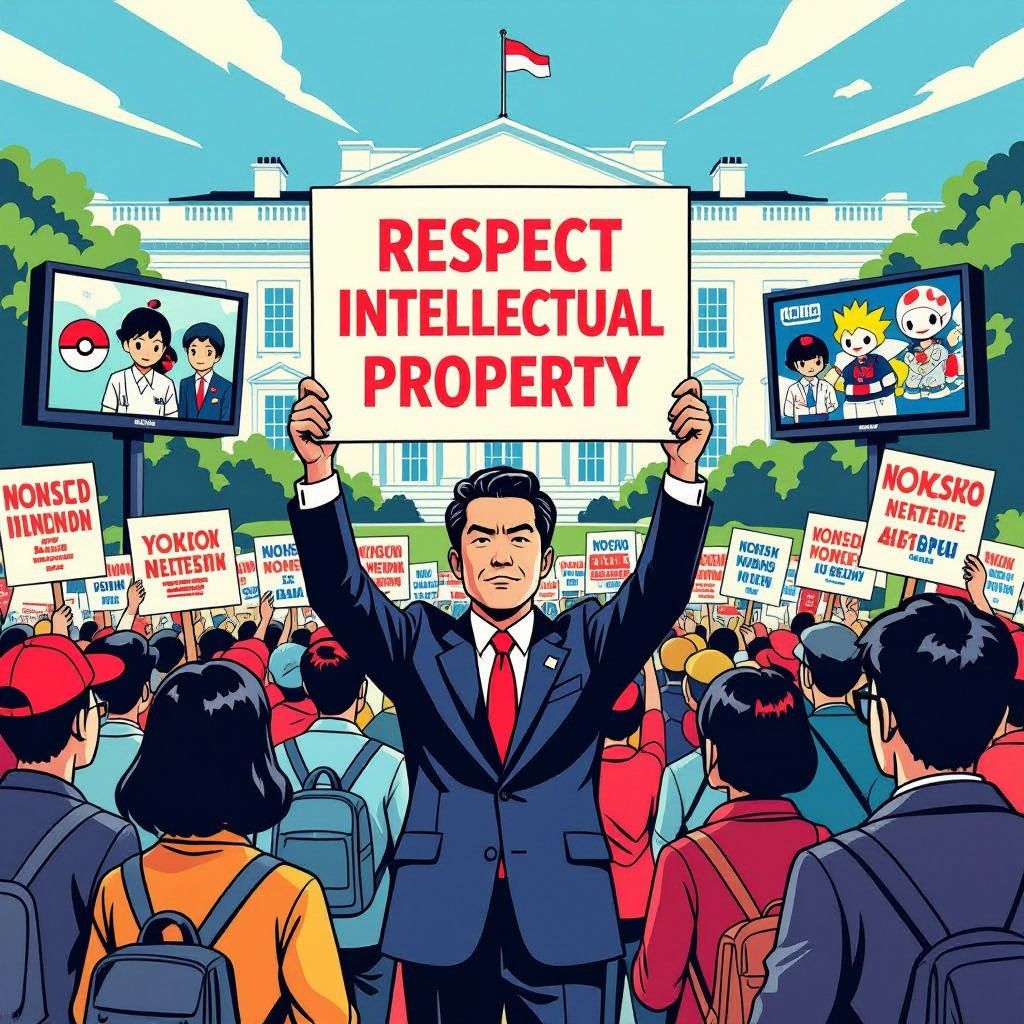 Japan protesteert tegen gebruik van Nintendo-beelden door wit huis