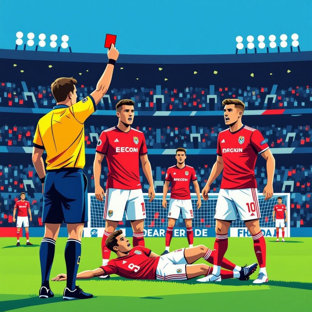 vroeg drama in porto: makkelie fluit rode kaart en breekt farioli's droom