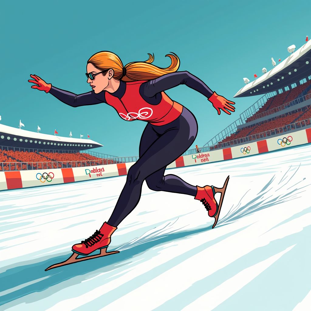 femke kok solo op olympische 1500 meter