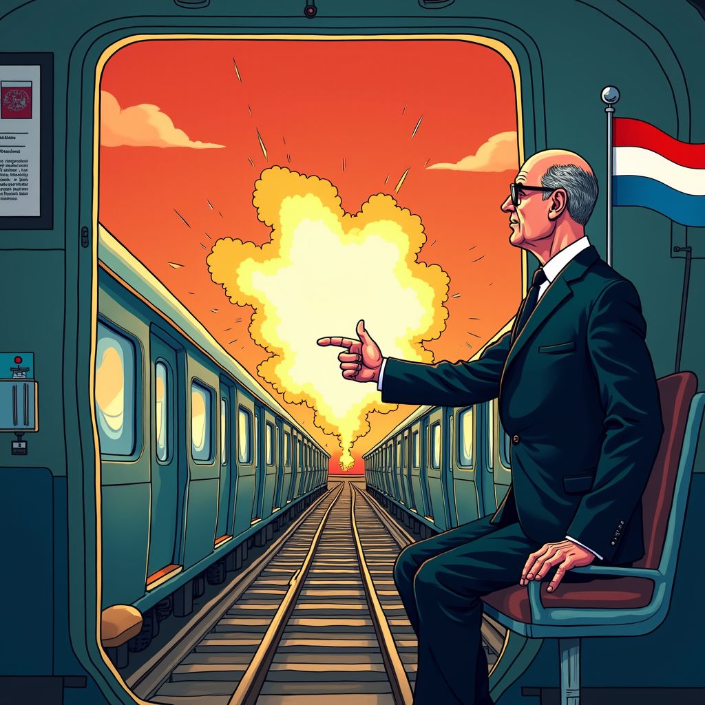 ex-navocommandant beschuldigt russen van moordaanslag tijdens treinreis