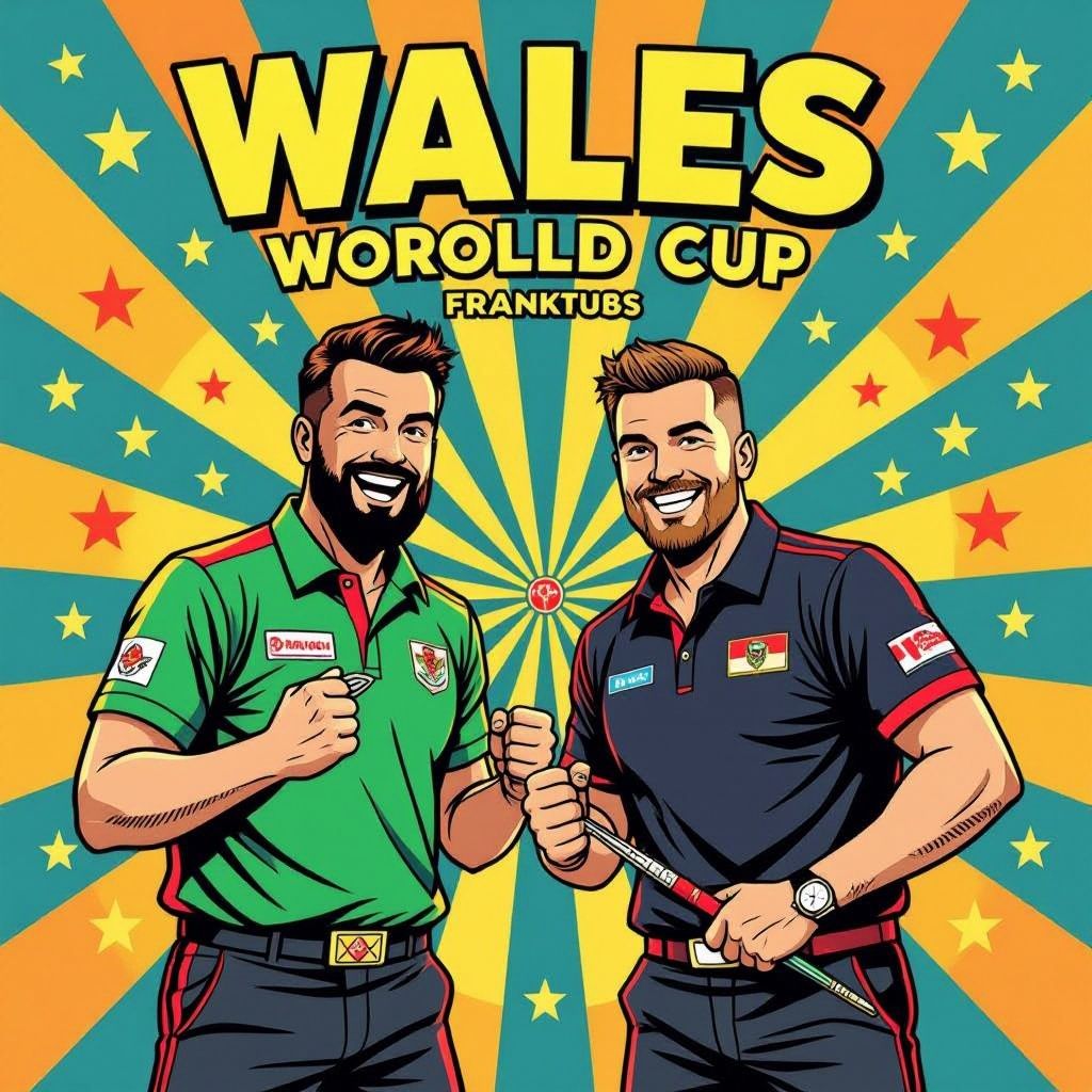 wales begint met overwinning bij wereldbeker darts