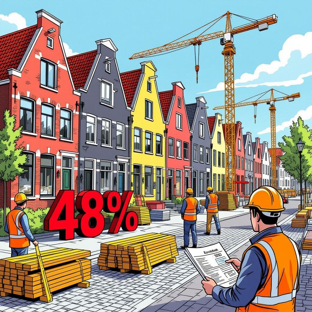 bouwprijzen jagen betaalbaarheid op: 48% duurder sinds 2015