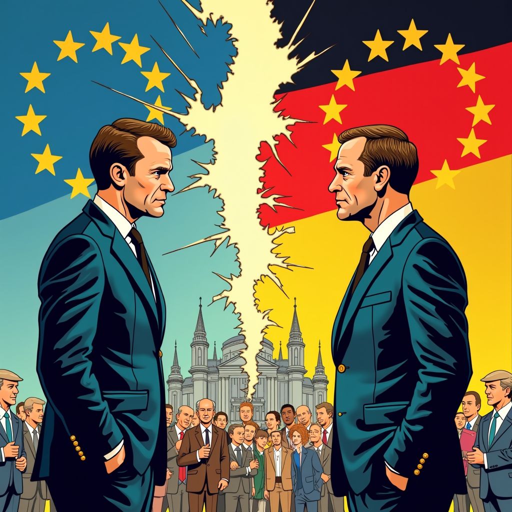 Franse-Duitse breuk zet Europese eenheid op spel