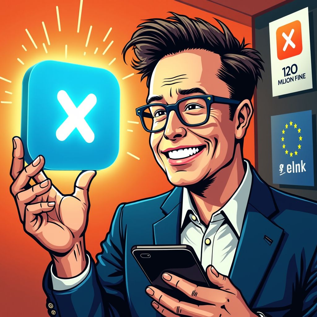 De blauwe vink op X is een oplichtertruc, zegt de EU