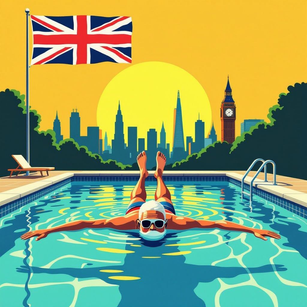de laatste plons van david hockney