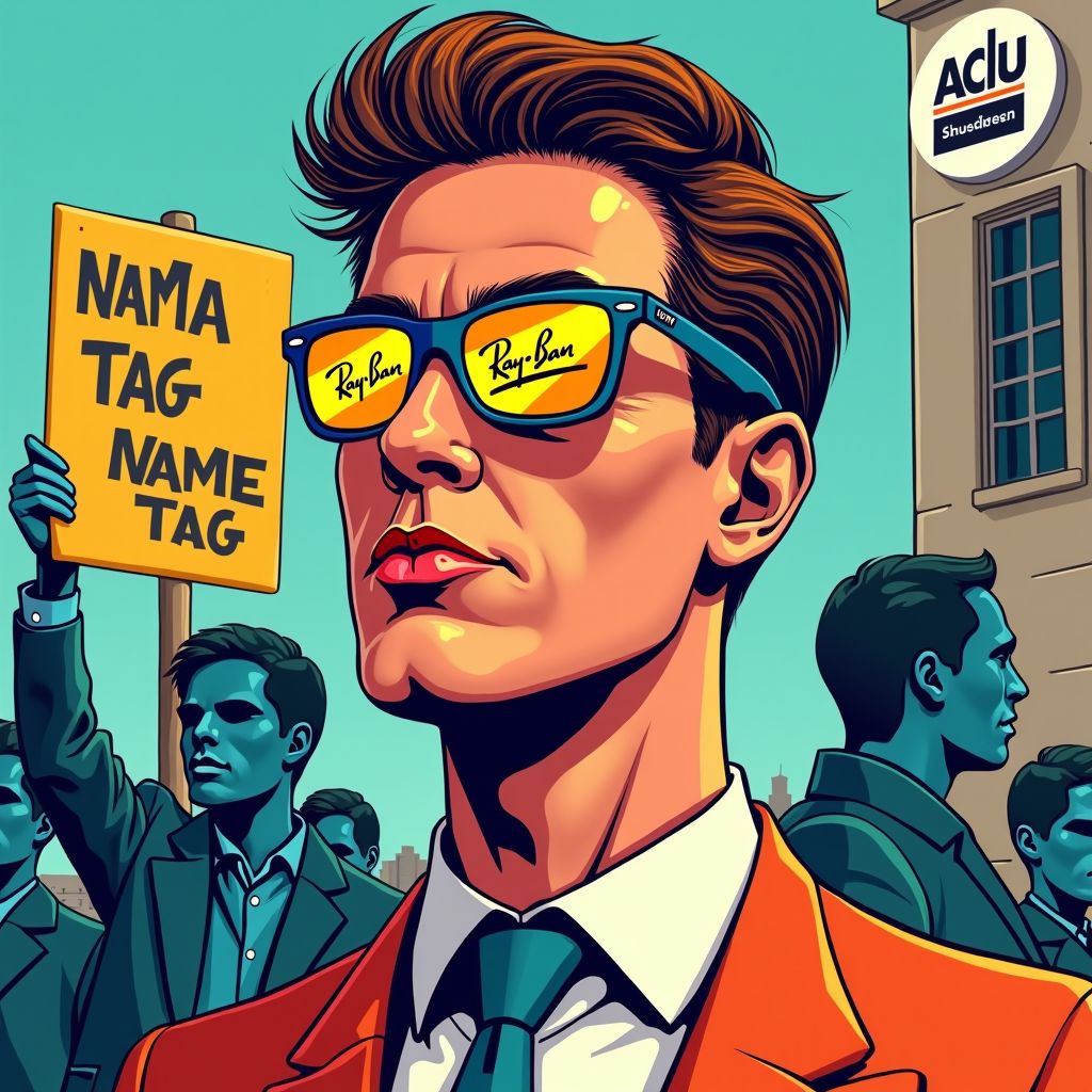 meta bereidt gezichtsherkenning in ray-ban brillen voor tijdens politieke afleiding