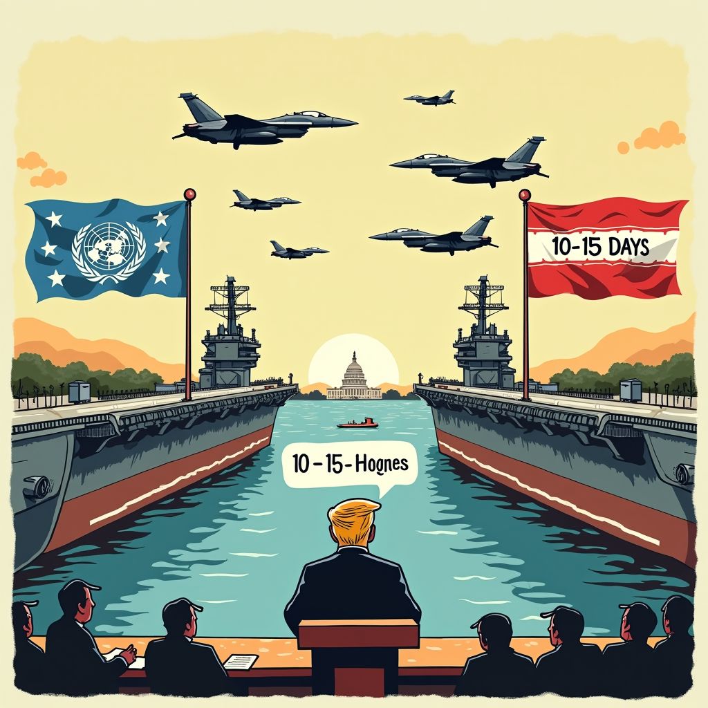 trump zet iran onder druk met tien- tot vijftiendaagse ultimatum