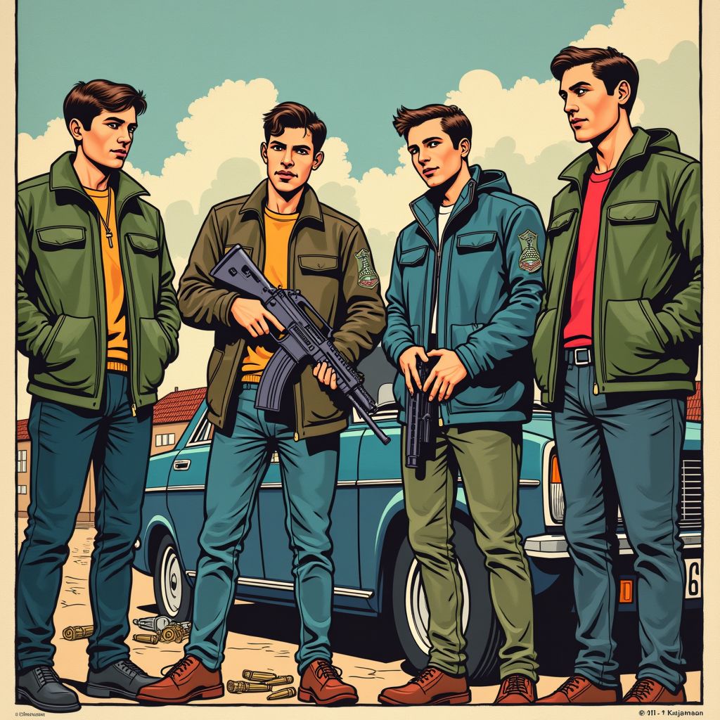 vier mannen opgepakt in breed internationaal onderzoek naar vuurwapenhandel