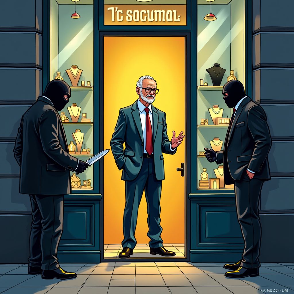 82-year-old jeweller faces seventh break-in attempt and refuses to back down