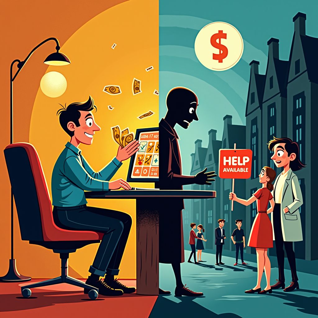 het stilzwijgen rond gokken breekt mensen