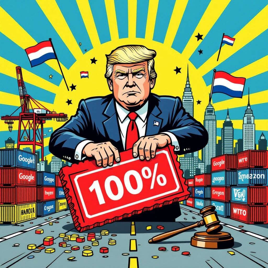 100% invoerheffing dreigt: trans‑Atlantisch handelsconflict op scherp
