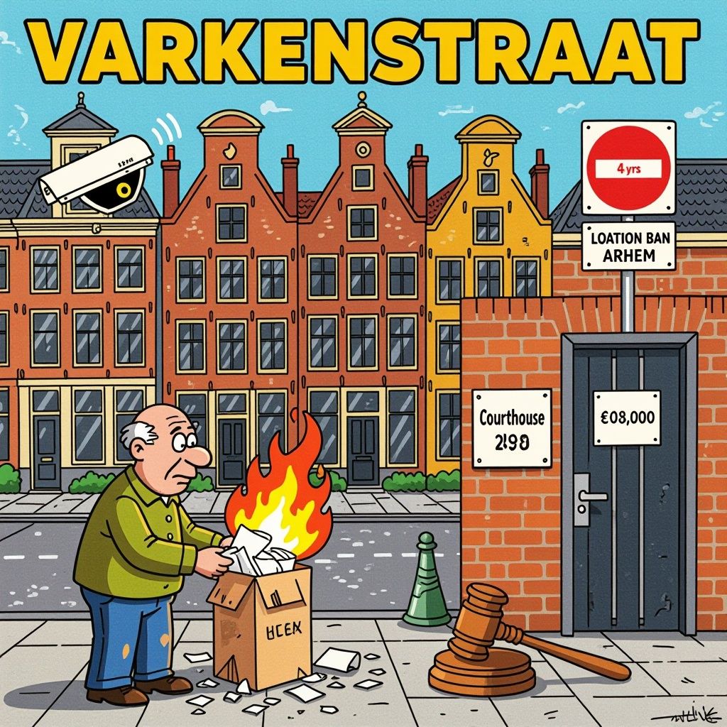 impulsief vuur verwoest hart van arnhem: dader krijgt vier jaar