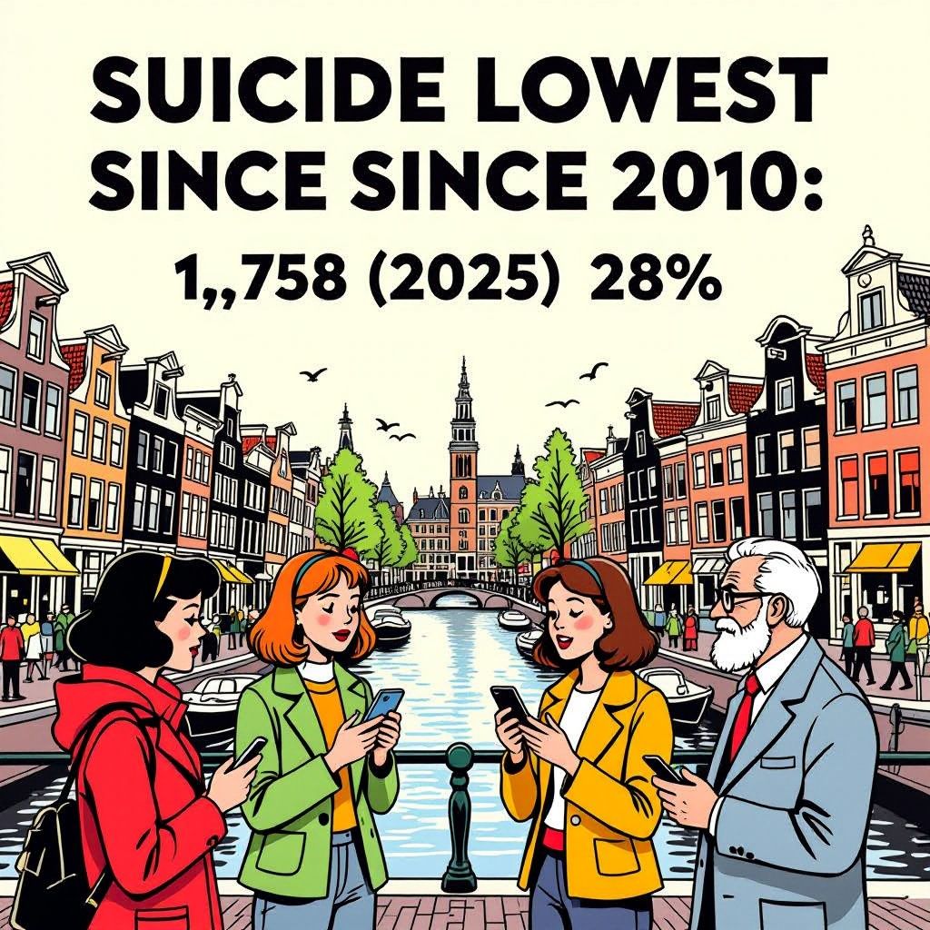 suïcide daalt naar laagste punt in vijftien jaar, maar tienermeisjes trekken de alarmbel