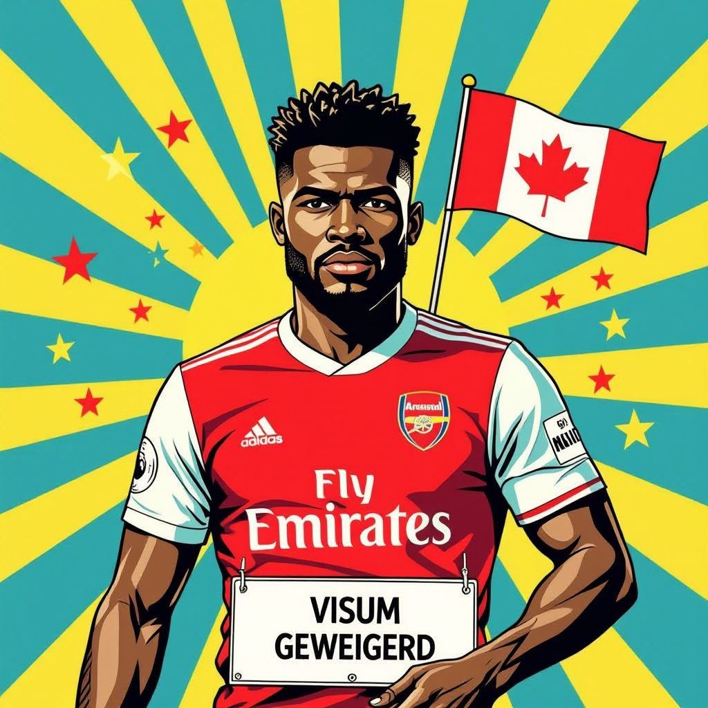Ghanees ster Partey buitenspel gezet door Canadees visumbeleid