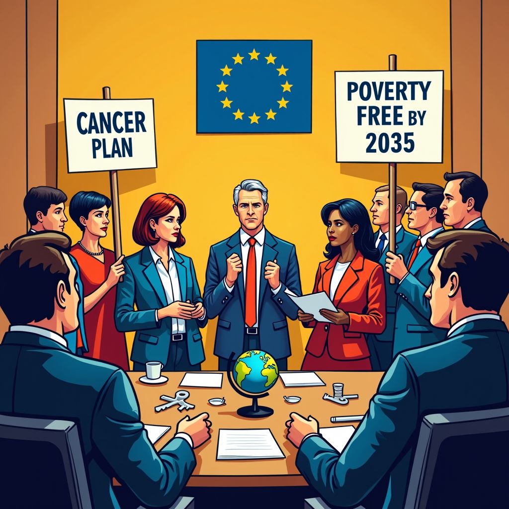 Europa zet actie tegen kanker en armoede kracht bij