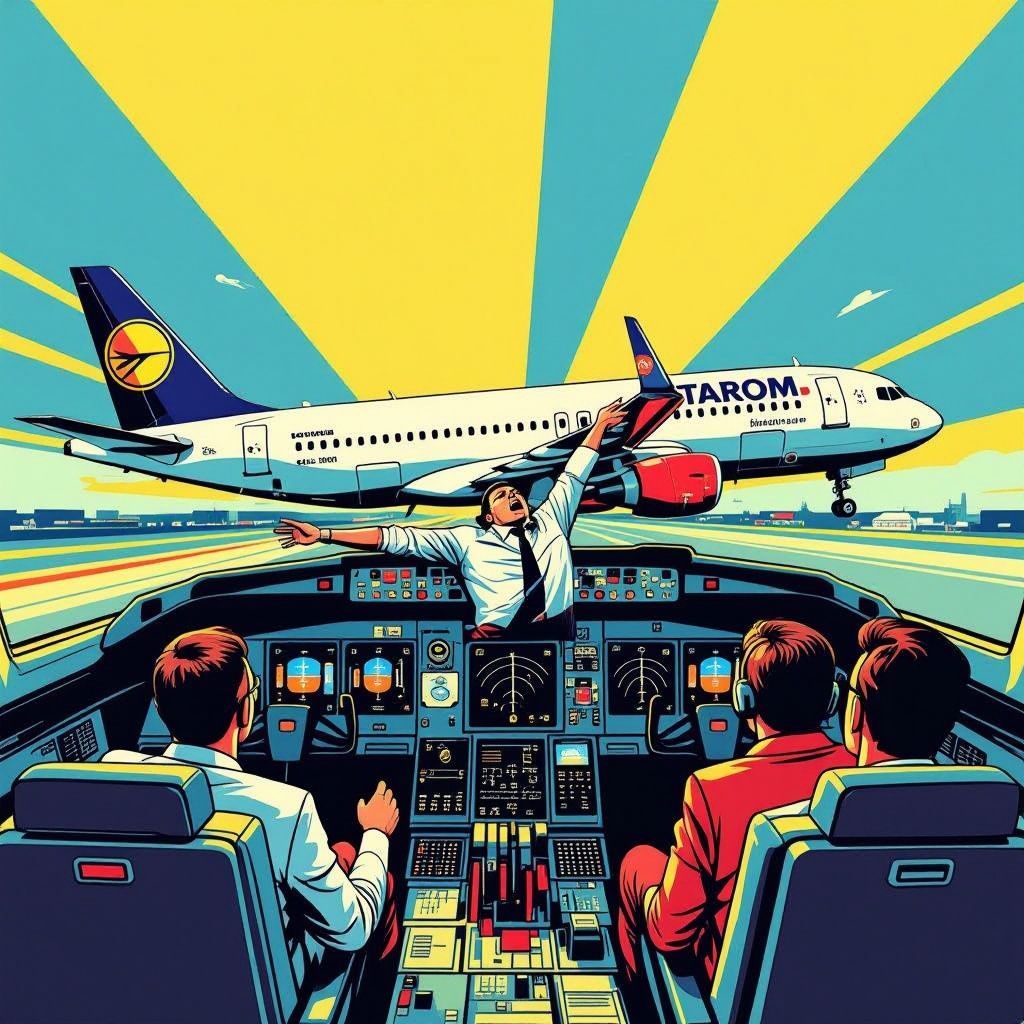 piloot valt flauw boven europa, passagiers weten het niet