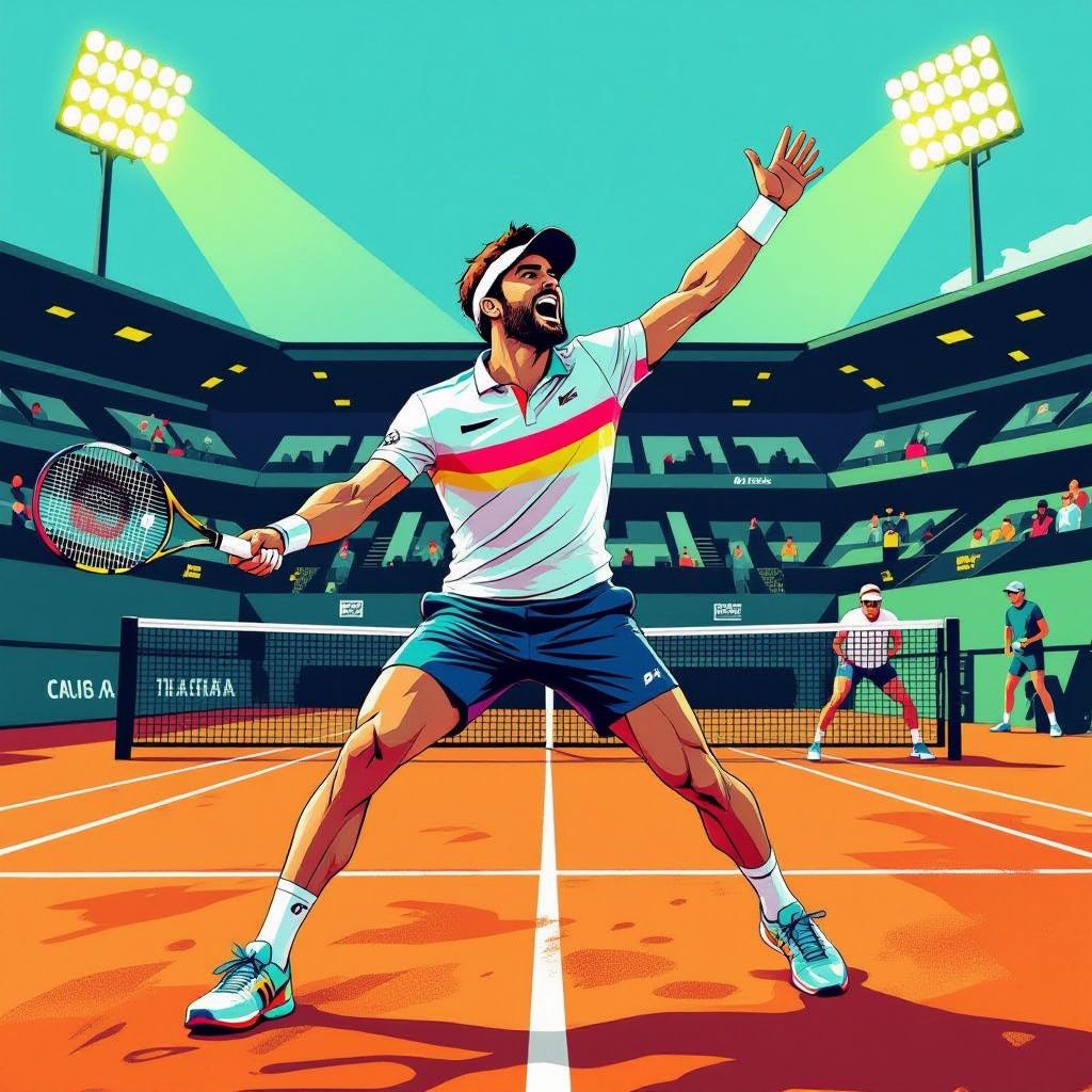 griekspoor breekt droogte op gravel met winst in madrid