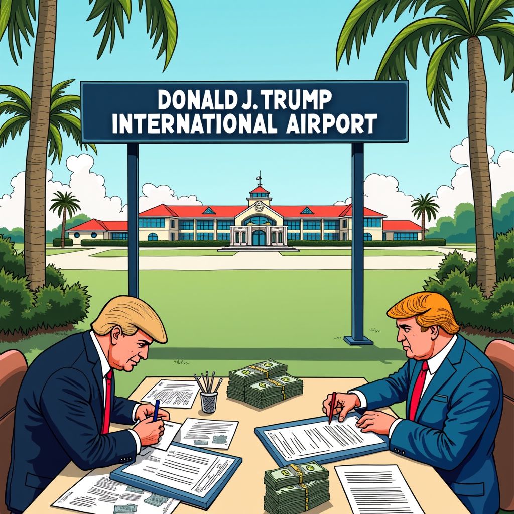 florida hernoemt palm beach airport naar donald j. trump — wat staat er op het spel