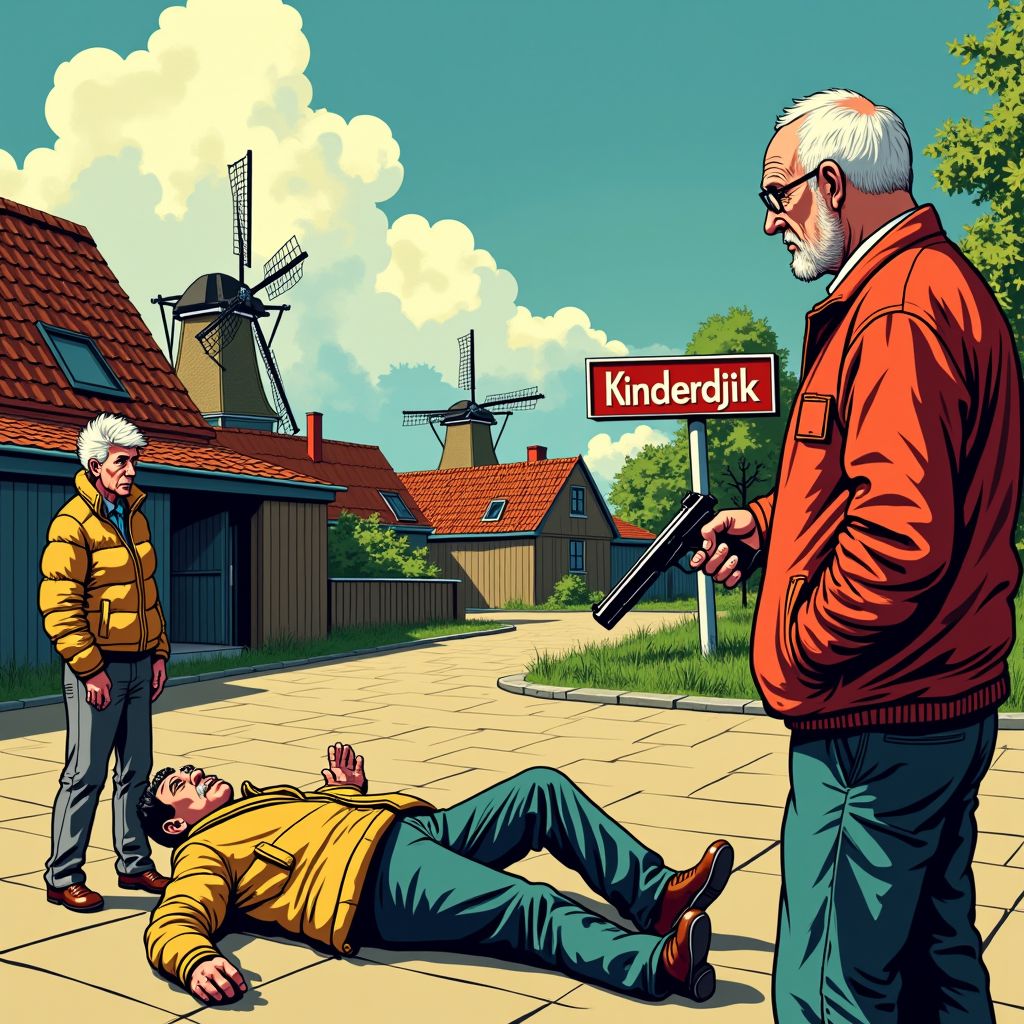 81-jarige veroordeeld tot 18 jaar cel voor moord in Kinderdijk uit jaloezie