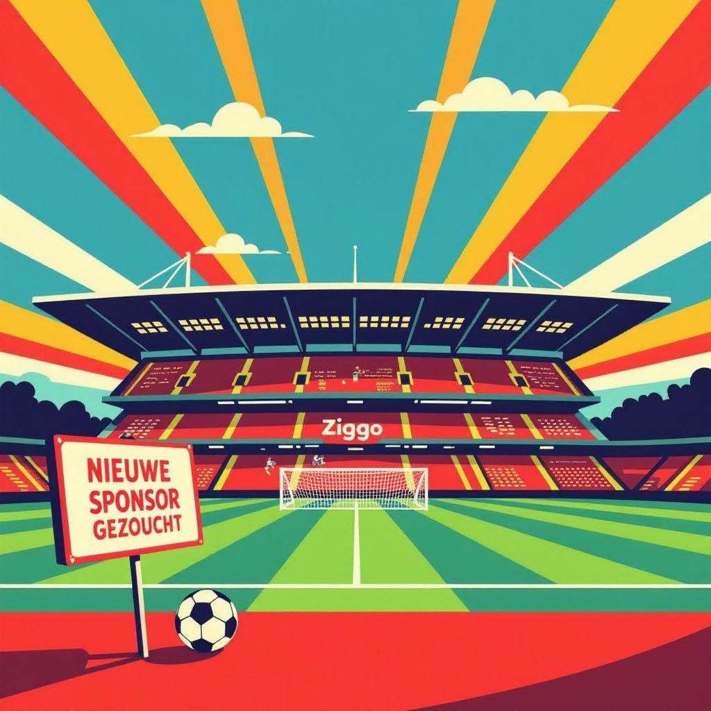ajax zoekt nieuwe hoofdsponsor na vertrek van ziggo