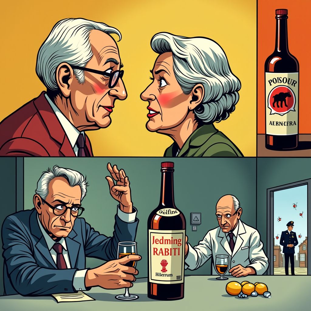 vergif in een fles jenever: ouder echtpaar overleden na cadeautje