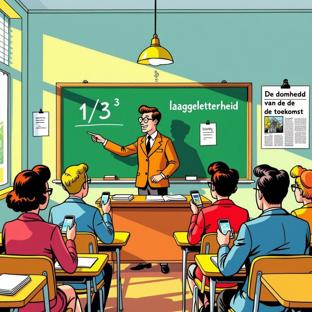 één op de drie jongeren dreigt laaggeletterd te zijn