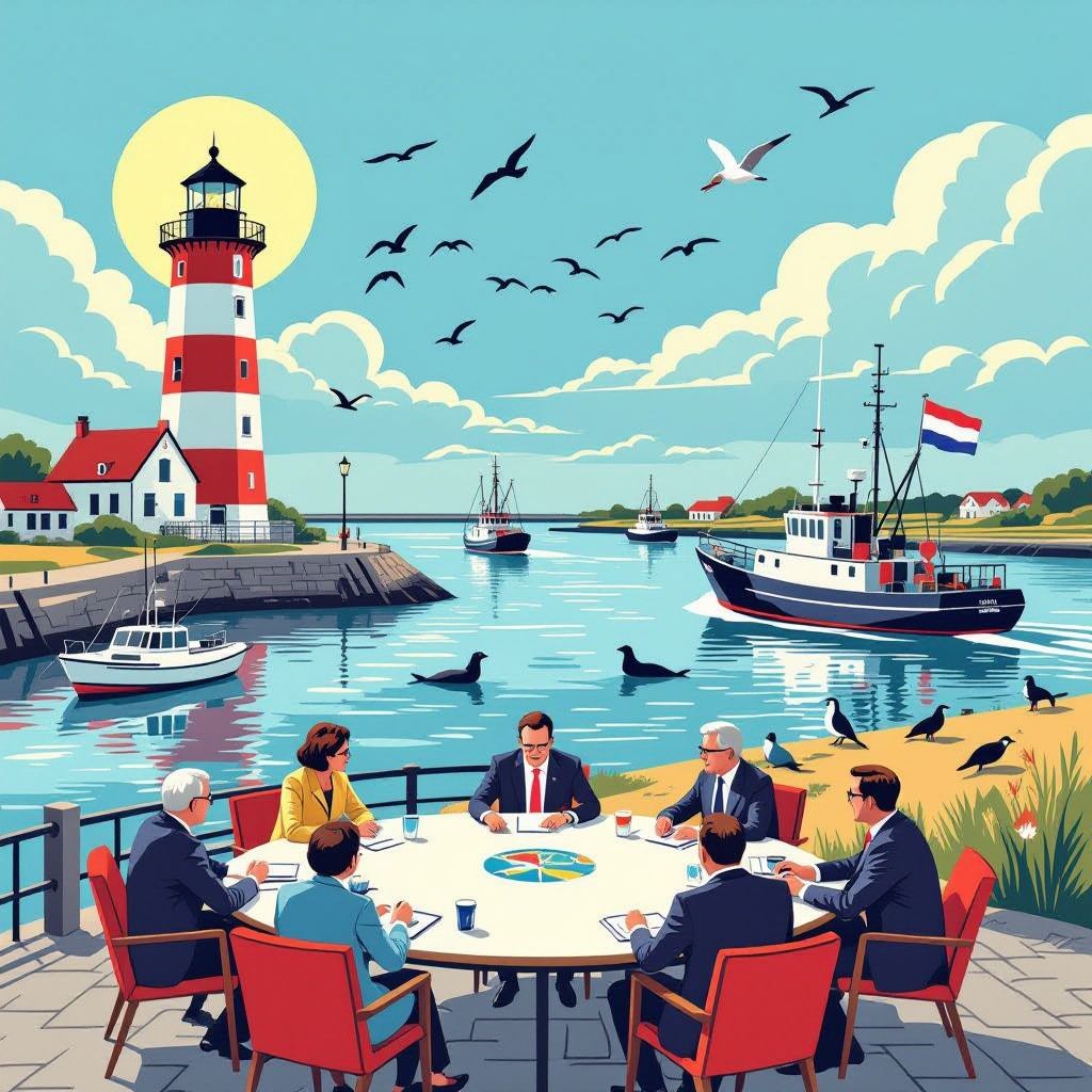 drie landen bijeen in harlingen om strengere bescherming van de Waddenzee
