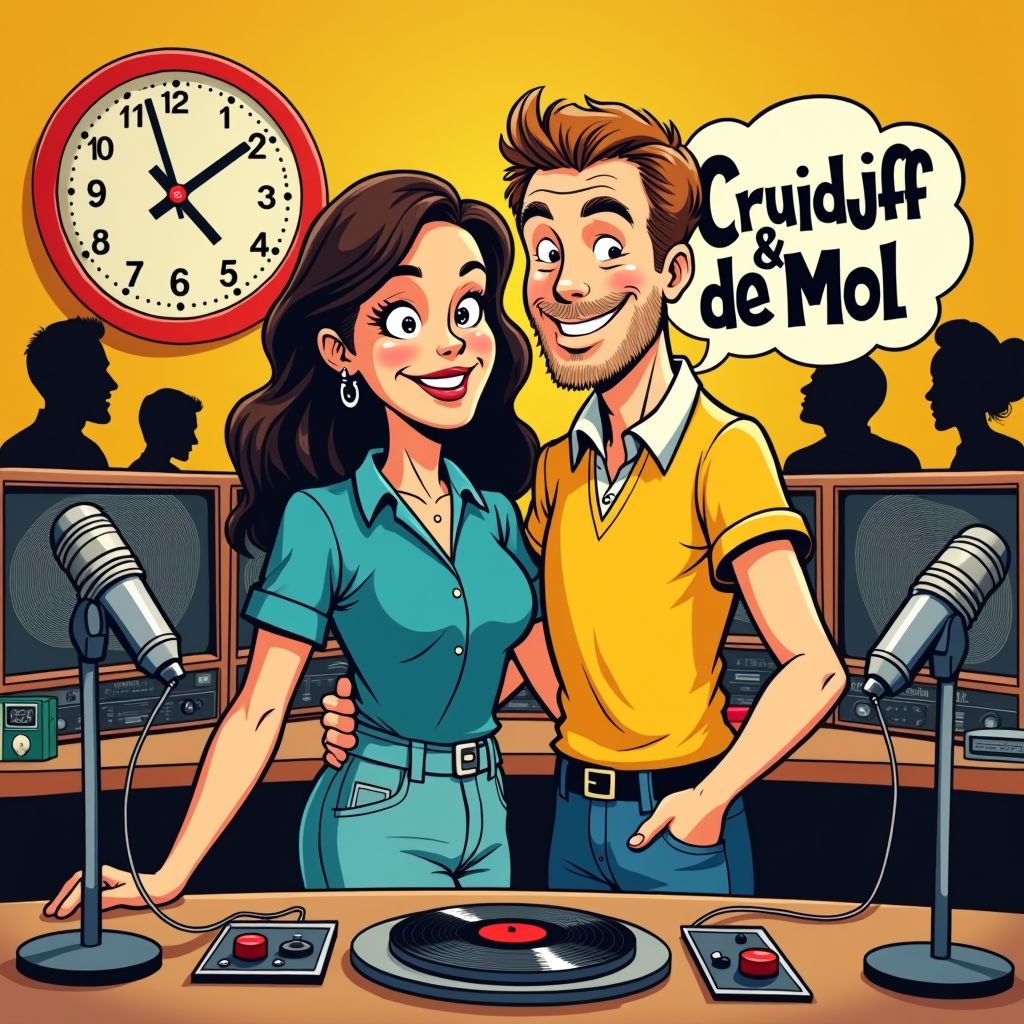 cruijff en de mol lanceren gezamenlijke radioshow op radio noordzee