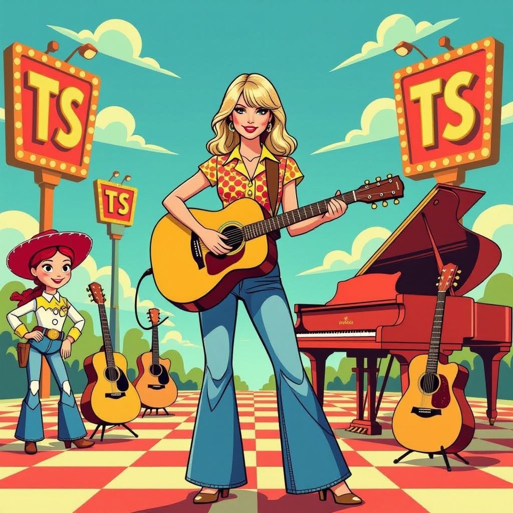 taylor swift keert terug naar haar wortels met lied voor toy story 5