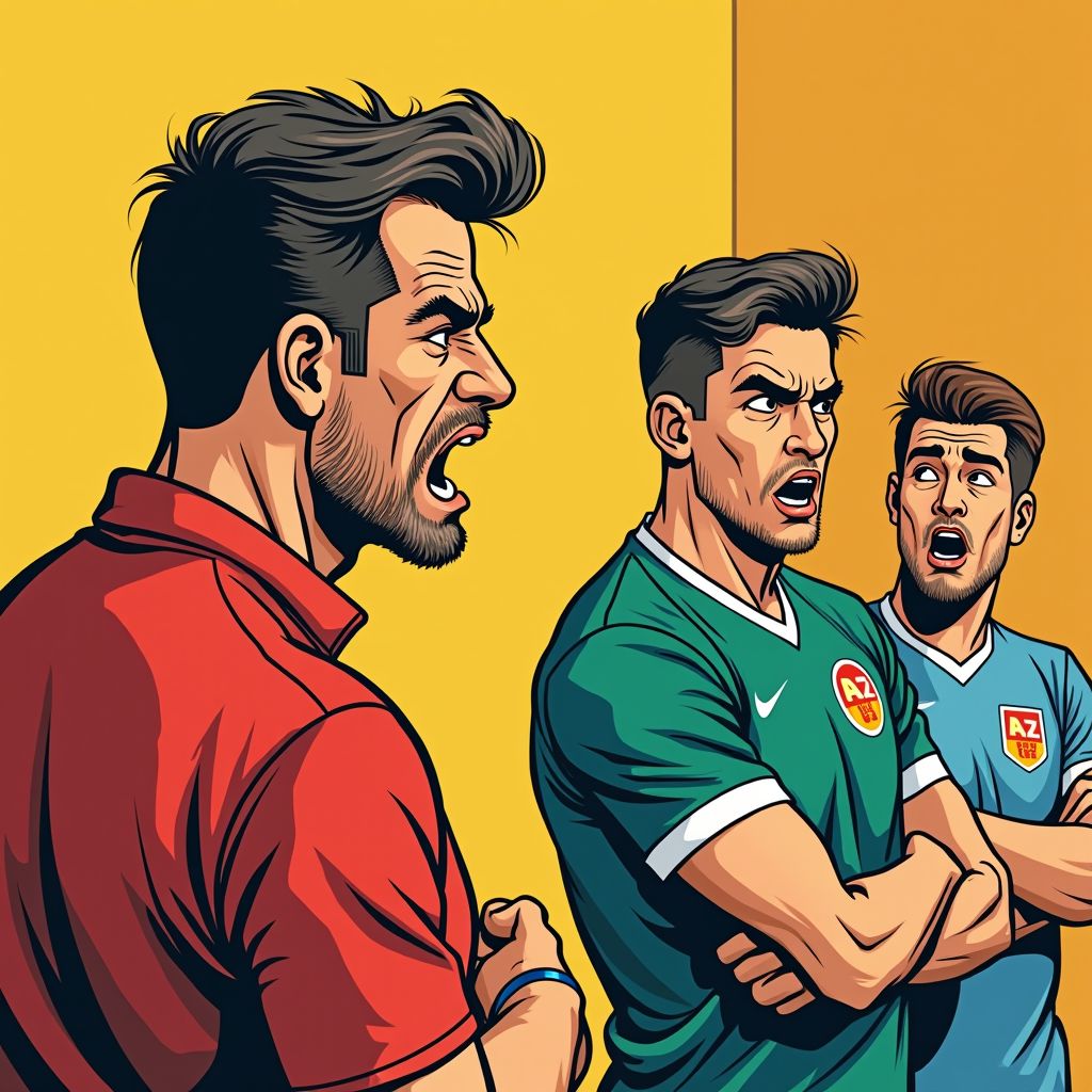 AZ-trainer furieus na late spelers voor cruciale wedstrijd