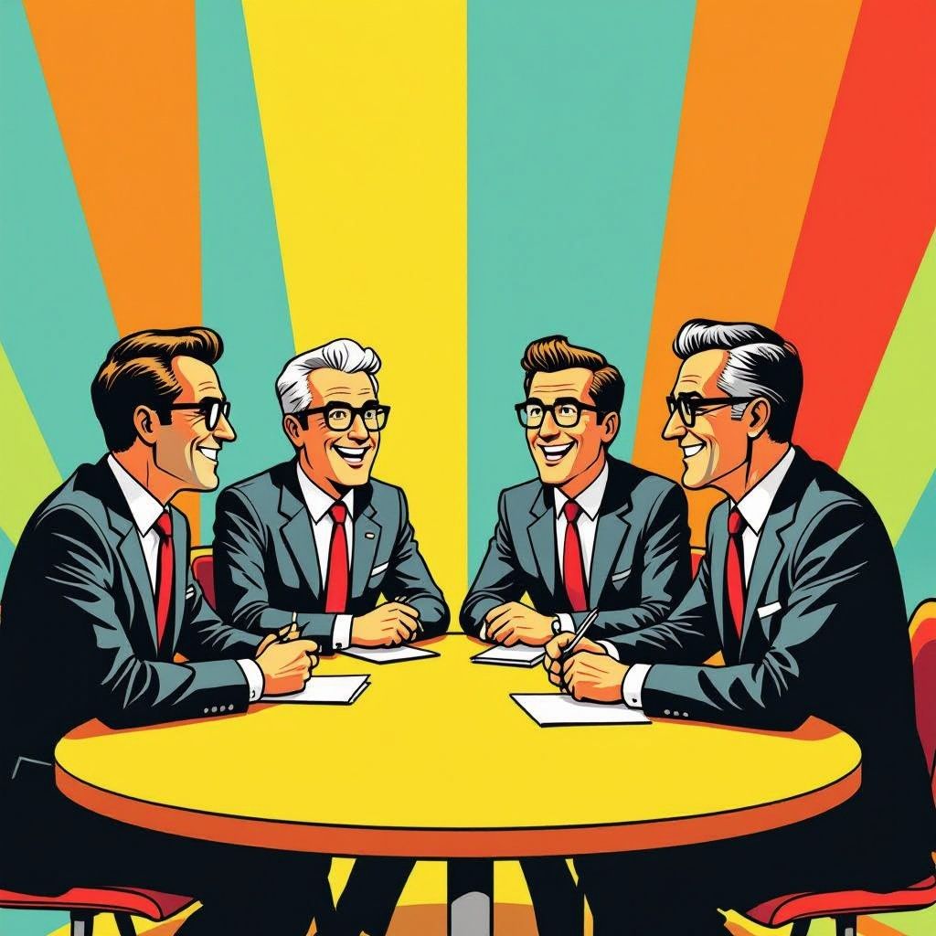 the four men who dominate dutch talkshows
