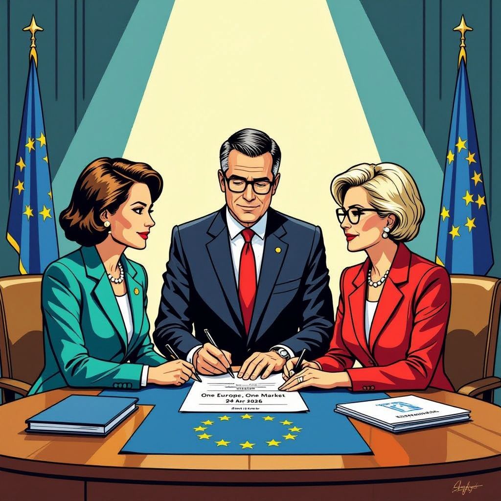europa zet vaart achter één markt: eind 2027 als deadline