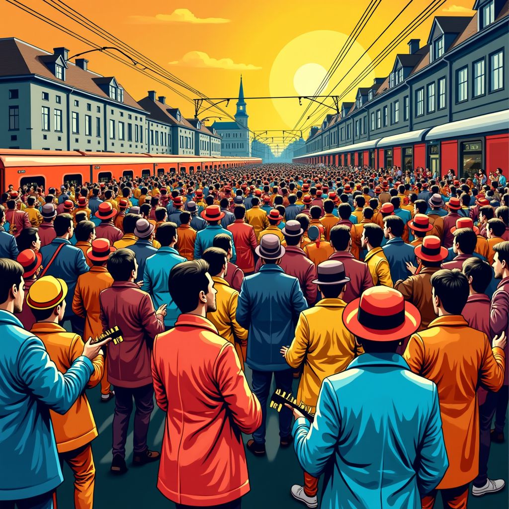 duizenden carnavalsgangers vertrekken vanuit den bosch voor groot feest