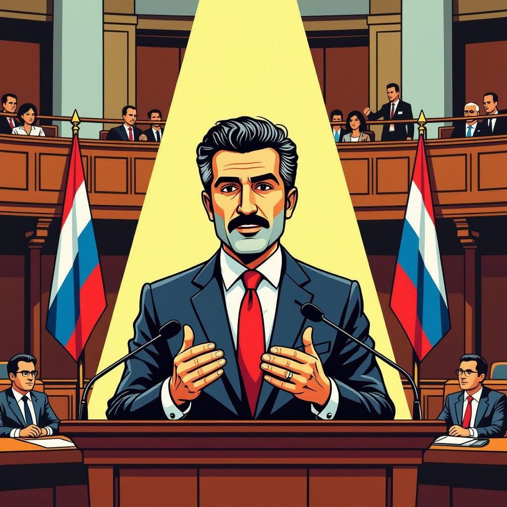 zoon van de oude sjah spreekt nederlandse parlement tijdens heike zomer