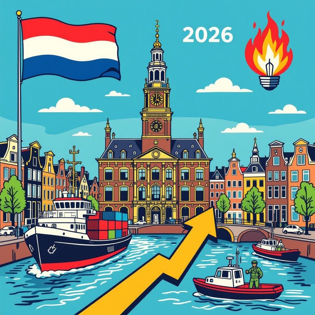 nederlandse economie verliest sterkte met slechts 0,8% groei in 2026
