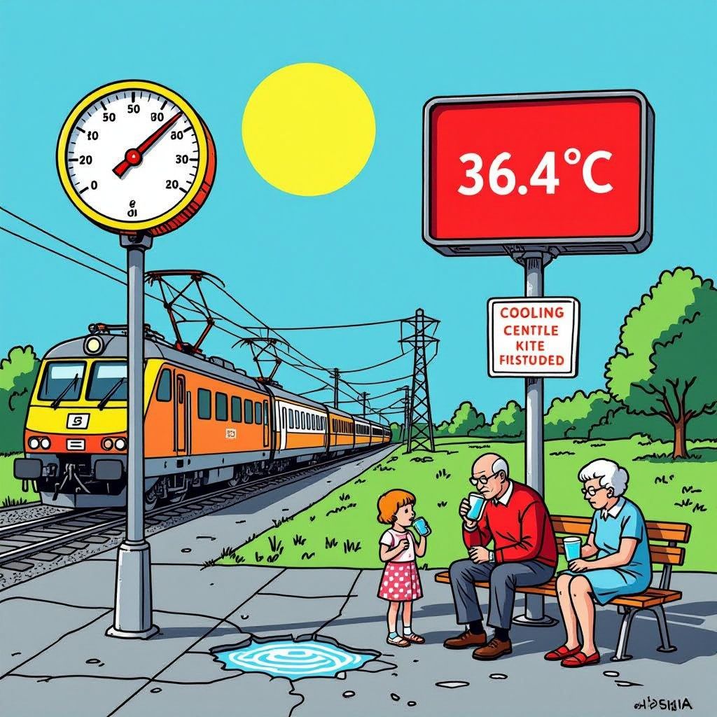 land in hitte: nieuw junirecord en code rood