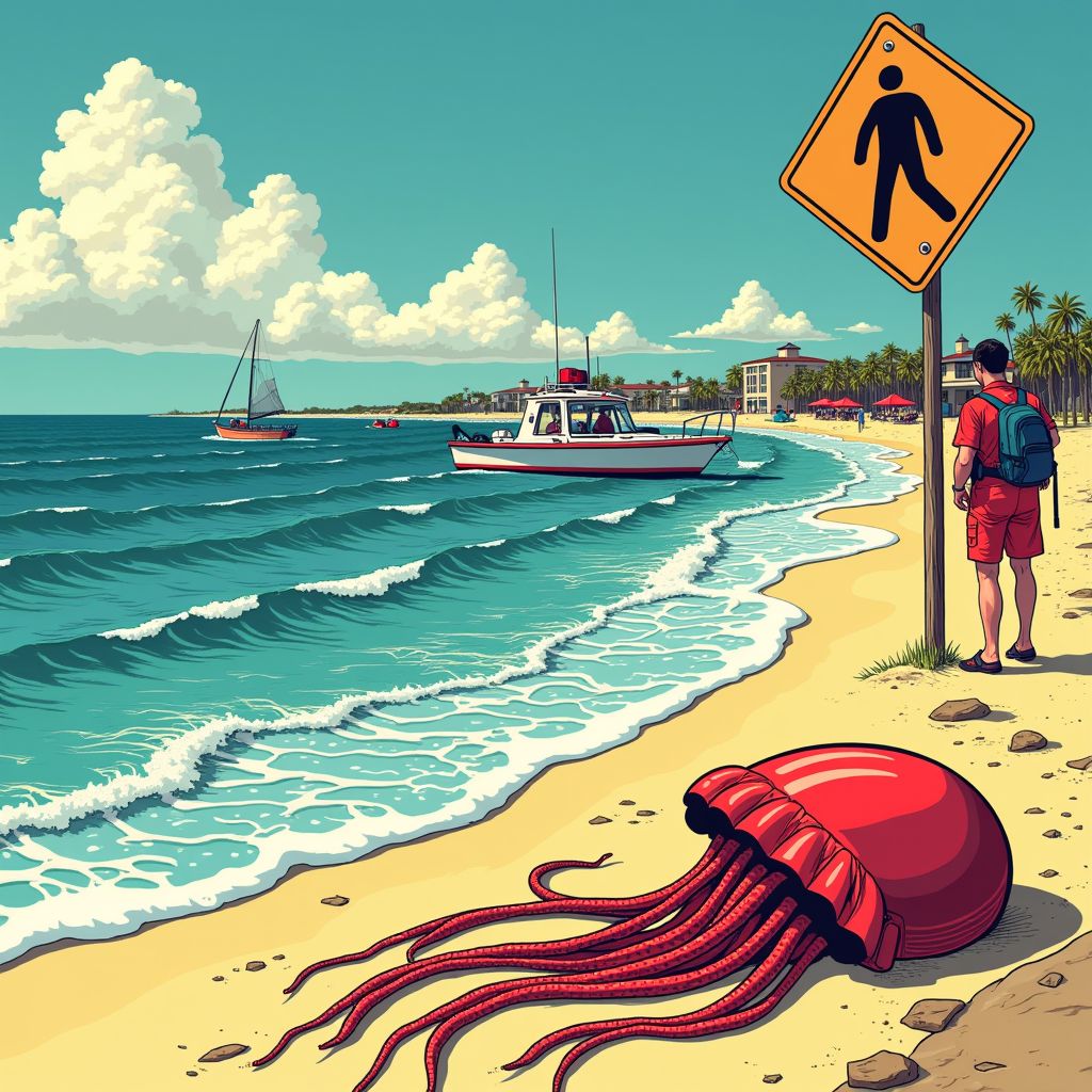 giftige portugese oorlogsschepen spoelen aan op amerikaanse stranden