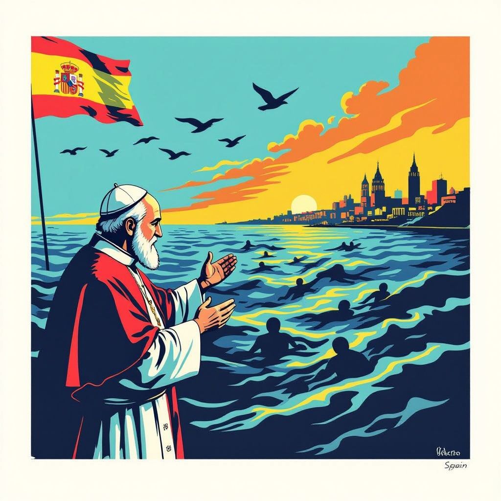 paus leo xiv noemt de middellandse zee een begraafplaats zonder grafstenen