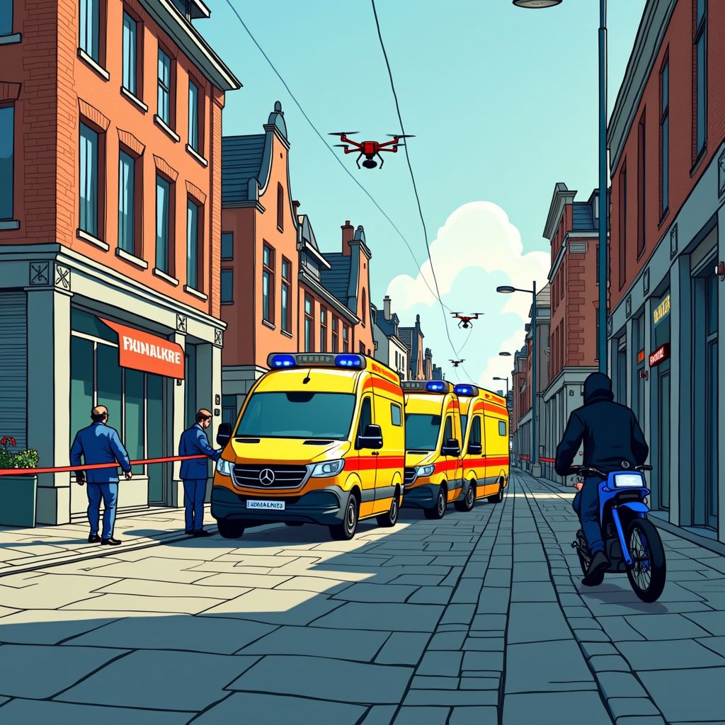 man met steekwonden in centrum best; verdachte vluchtte op blauwe e-bike