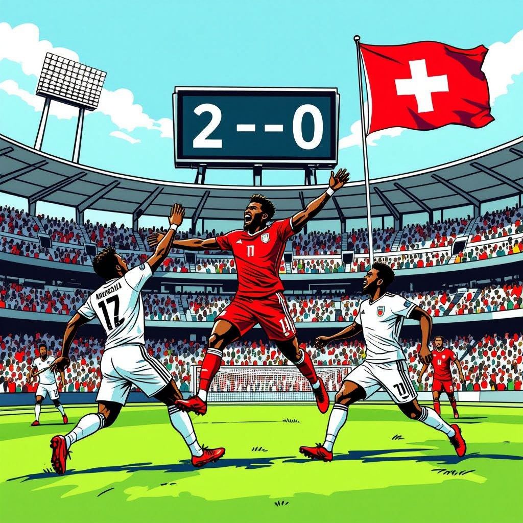 zwitserland zet koers naar achtste finales na tweede goal tegen algerije