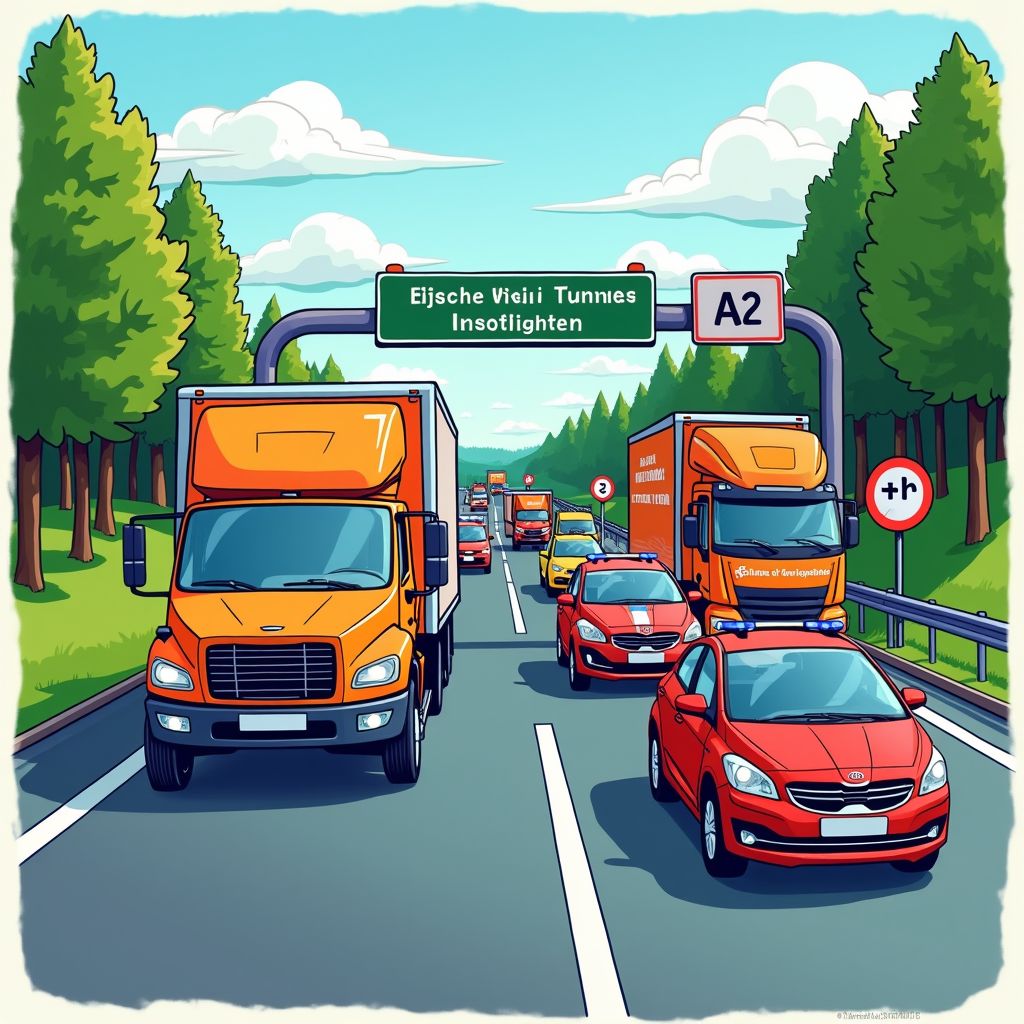 a2 weer vrij: 18 km file en een uur vertraging na ongeval in leidsche rijntunnel