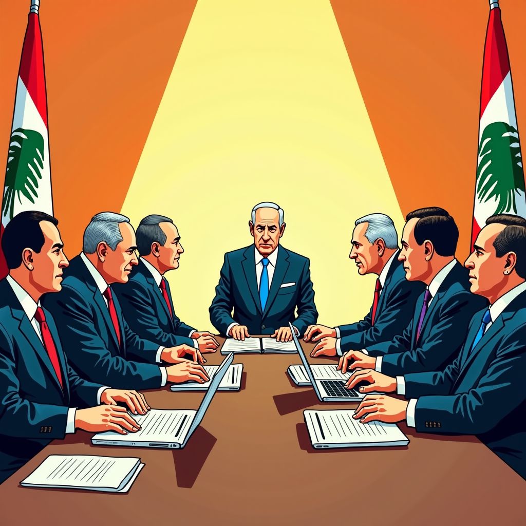 netanyahu opent historisch overleg met libanon