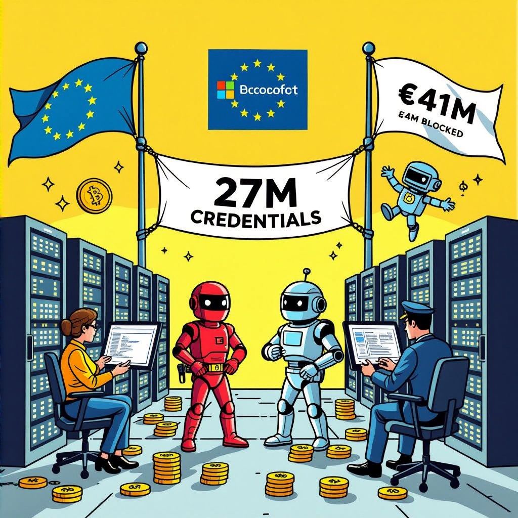 europol maakt netwerken van stealc en amadey stil, 27 miljoen credentials teruggevonden