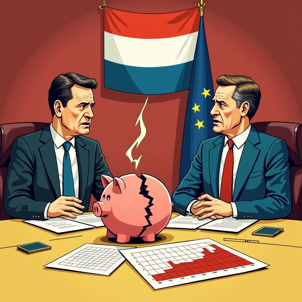 begrotingstekort nadert Europese grens in eerste jaar van nieuw kabinet