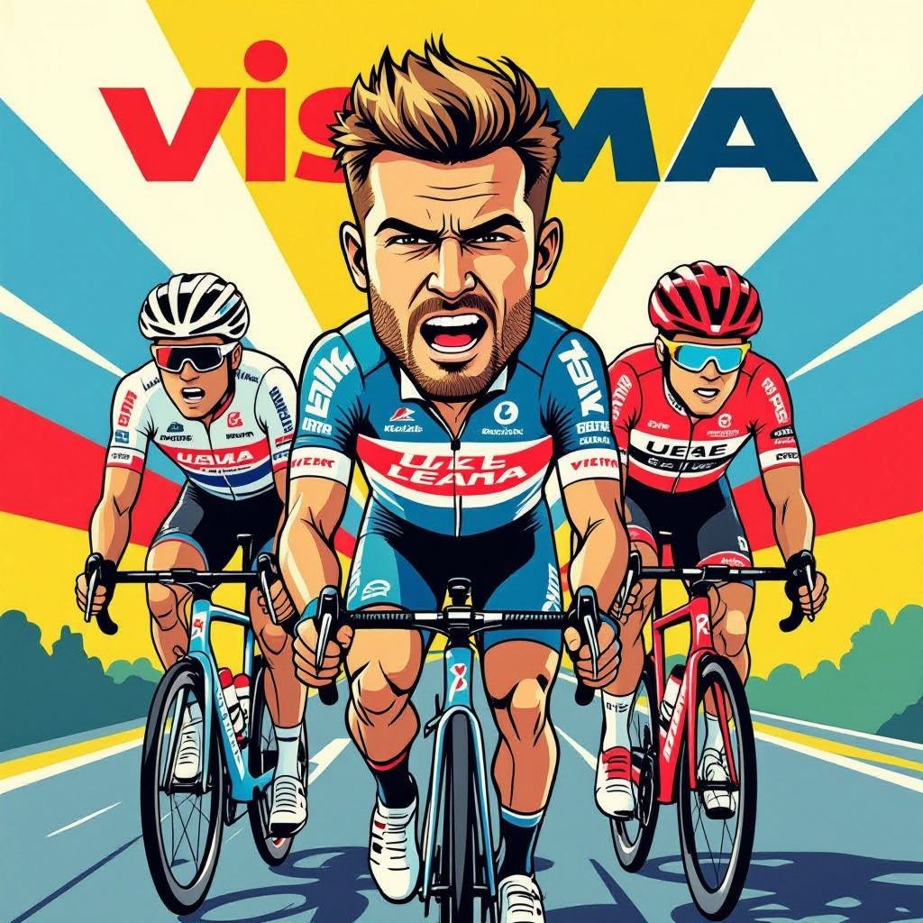 visma bouwt campagne rond pogačar: 'hij vreest vingegaard en van aert'