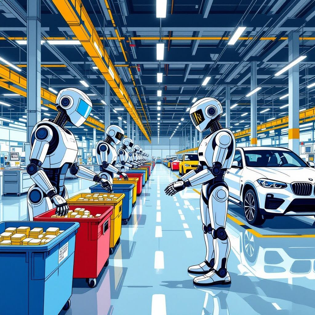 robotarm neemt plaats in: bmw zet humanoïde figure 03 op productievloer