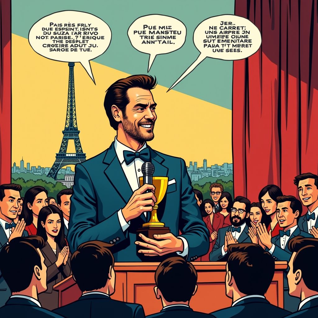 jim carrey ontroert parys met emotionele ereprijs toespraak in het frans