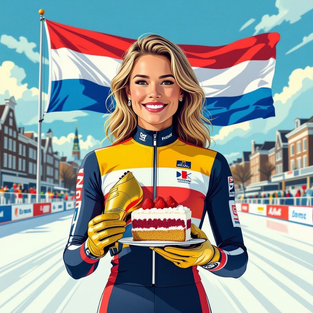 femke kok laat gouden ijzers liggen voor gebak