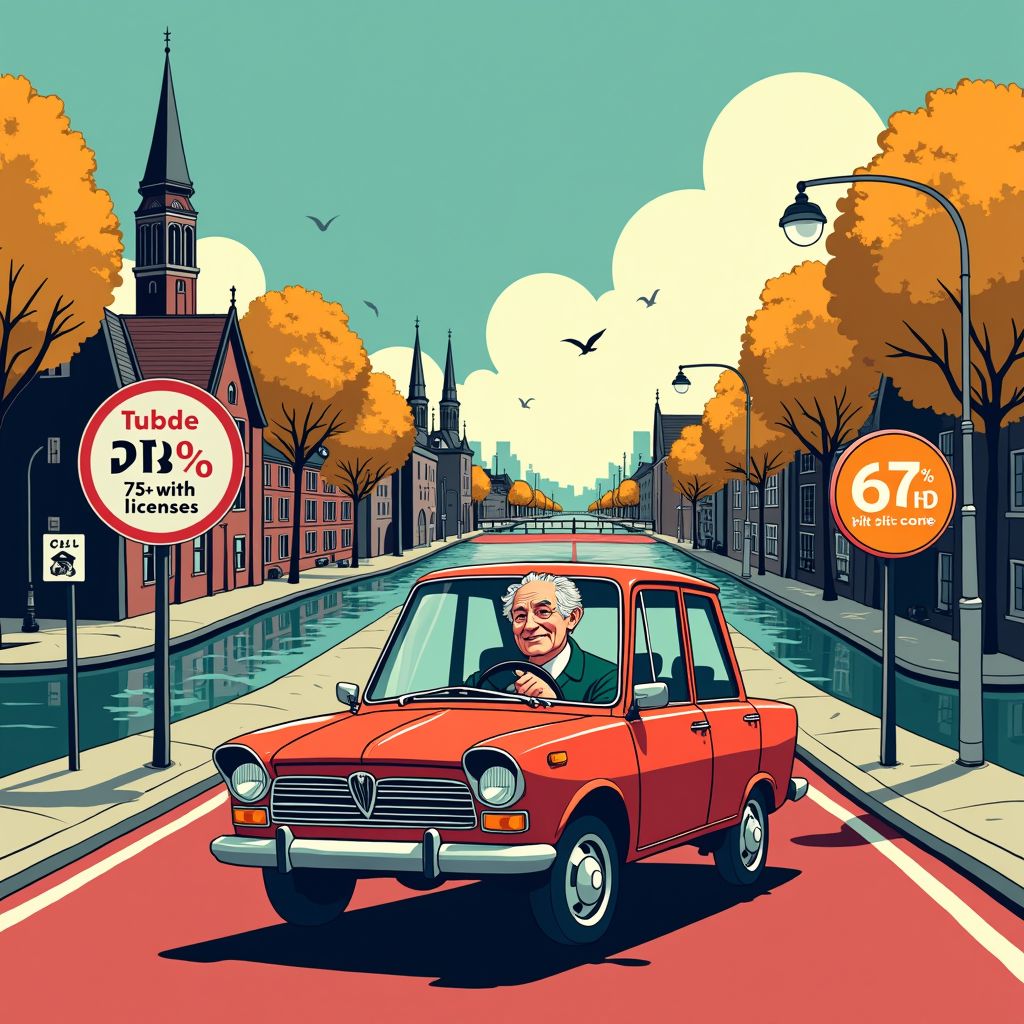 meer rijbewijzen onder 75-plussers dan ooit