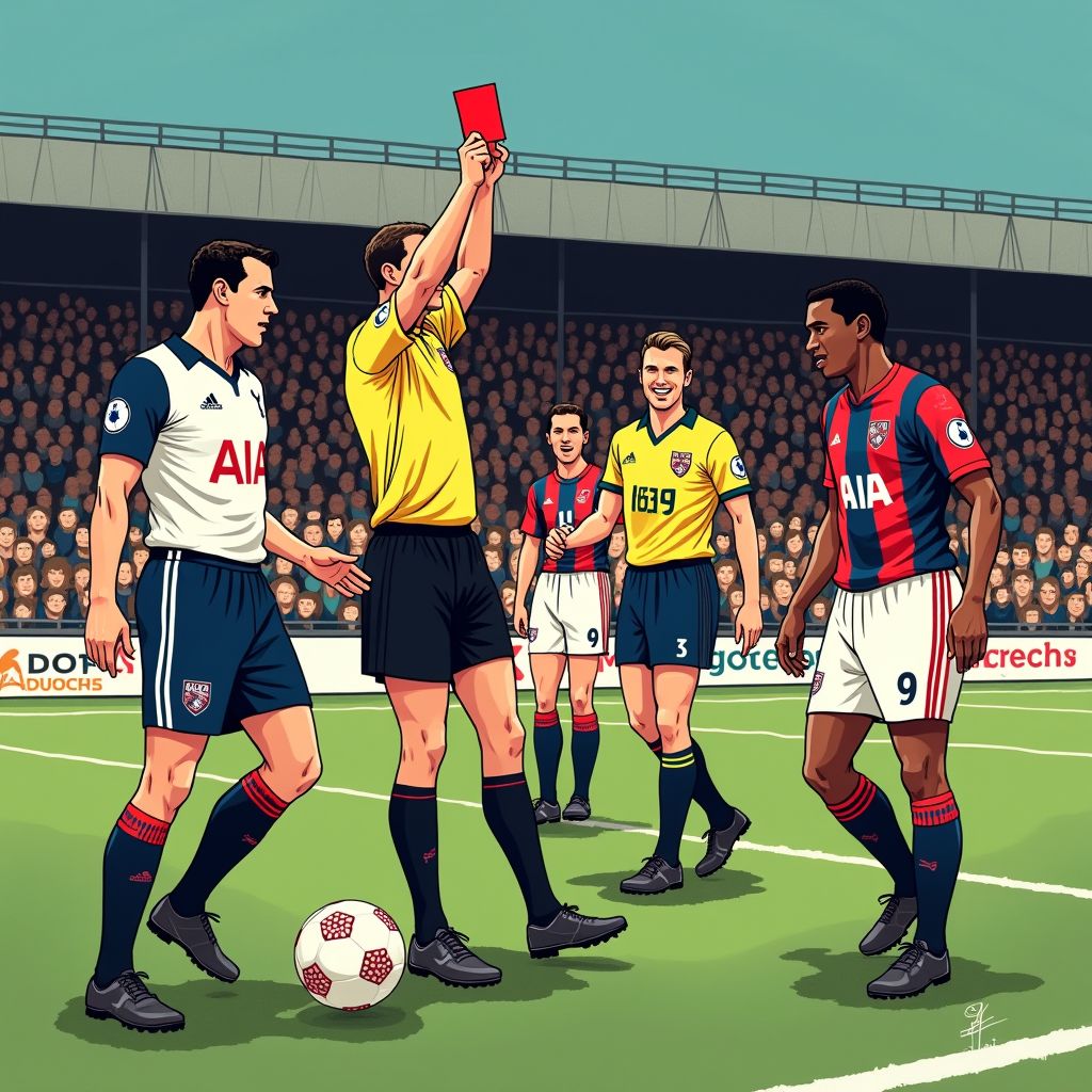 Tottenham's nightmare deepens after Van de Ven's red card